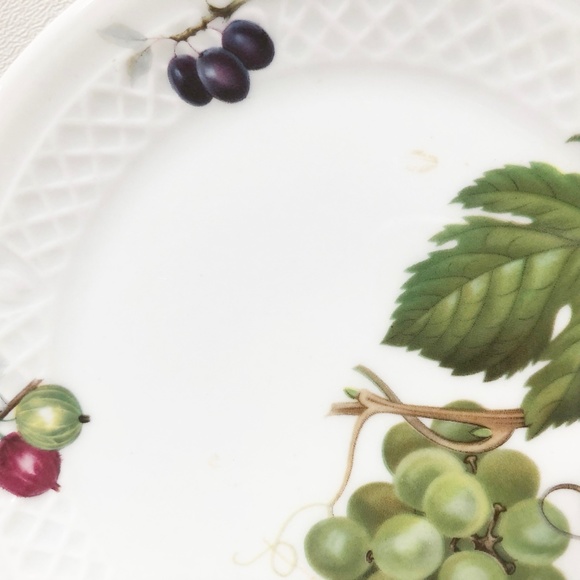 5 VTG Philippe Deshoulieres Canape Appetizer Fruit Plates Lourioux France 5.75" - Picture 11 of 11